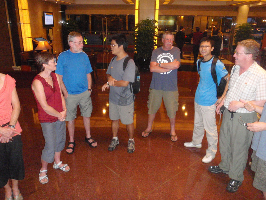 First Meeting of the China Bicycle Tour Group.